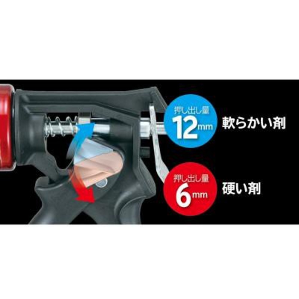 日本 TAJIMA 田島 矽膠槍 CNV-RS 矽康槍 矽利康槍 玻璃膠槍 壓膠槍 打膠槍 可切換推力大小-圖片-3