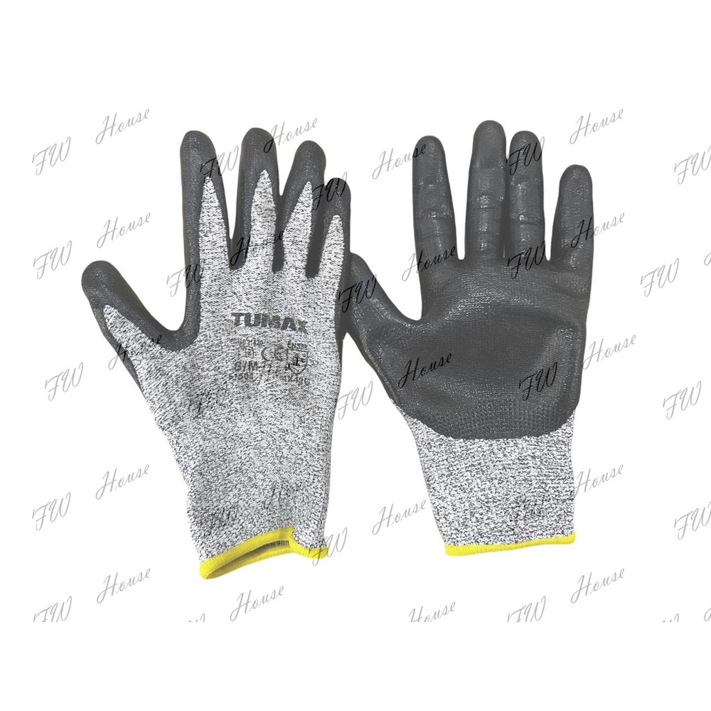 TUMAX 手套 防切割 耐磨 安全手套 防割手套 專業級工業用 通過歐盟認證 保護手套 搬運手套-圖片-4